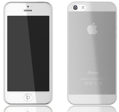 Прозрачный чехол iPhone 5 - две стороны